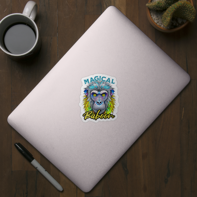 Magical Baboon by alcoshirts